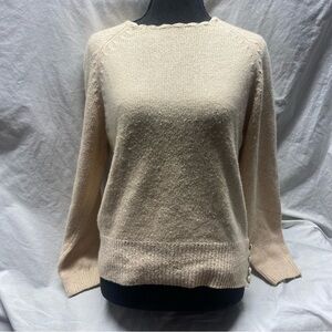 VTG | Silk Angora Wool Pearl Button Knit Sweater